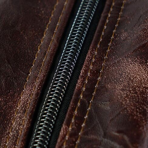 Men's Toiletry Bag, Travel Toiletry Bag for Men, Large Leather Dopp Kit for Men, Shaving Bag for Travel Accessories, LargeMens Toiletries Bathroom Organizer, Shaving kit, Dopp kit(Brown) in Kuwait