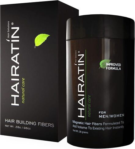 Hairatin Hair Fibers - Auburn, Natural Scalp Concealer Giving Natural-looking Hair, Easy to Apply, Can Put Up with any Weather Condition and Outdoor Activities, Mess-free Application in Saudi Arabia