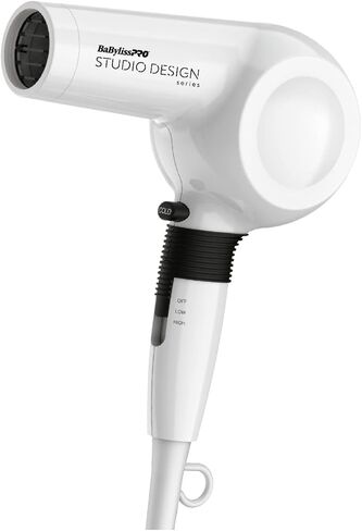 أدوات تصفيف الشعر الاحترافية من سلسلة BaBylissPRO Studio Design مع ضخ أيوني الكربون لتقليل التجعد والكهرباء الساكنة in Kuwait