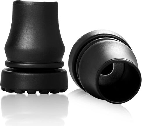 Cane Tips 7/8 inch Heavy Duty, 2 Pack Walking Cane Tips Rubber Cane Tip Replacement Rubber Tips for Canes, Crutch, Cane Foot, Walking Sticks in Saudi Arabia