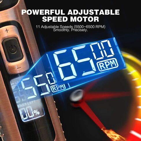 ماكينة قص الشعر اللاسلكية الاحترافية من GEEDAR للرجال (وقت تشغيل يصل إلى 7 ساعات) شفرة سيراميك تيتانيوم LED حامل شاحن عرض هدايا للرجال in Kuwait