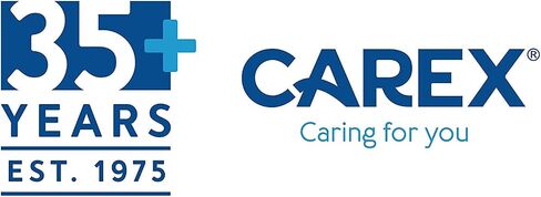 Carex Portable Shower Bench - Shower Bath Seat - Fits tub having width in the range of 19"-28". Comfortable Contoured Seating Area with 300 Pound Weight Capacity, Portable and Easy to Store in Saudi Arabia
