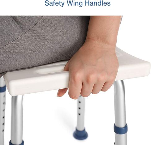 GreenChief Shower Chair for Inside Shower, Narrow Shower Stool Adjustable Bath Seat, Medical Bathtub Stool Small Shower Bench for Elderly, Senior, Handicap, Disabled (300 LBS) in Kuwait