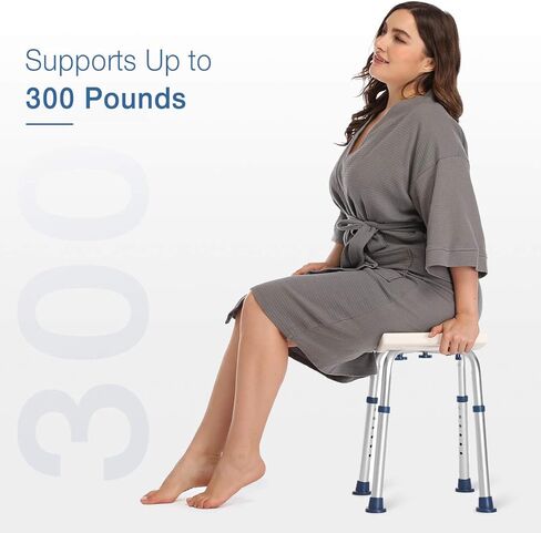 GreenChief Shower Chair for Inside Shower, Narrow Shower Stool Adjustable Bath Seat, Medical Bathtub Stool Small Shower Bench for Elderly, Senior, Handicap, Disabled (300 LBS) in Kuwait