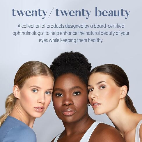 مصل Twenty/Twenty Beauty احصل على مصل الرموش والحواجب المتنامية مع زيت الخروع للحصول على رموش أطول وأكثر كثافة وأكثر سمكًا، تم تطويرها بشكل طبيعي بواسطة الأطباء، 0.33 أونصة سائلة in Saudi Arabia