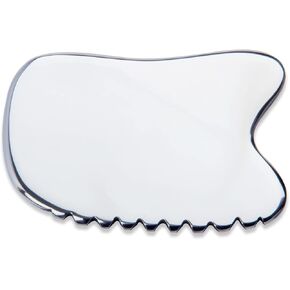 Gua Sha Scraping Tool, Stainless Steel Therapy Massage Tool, Lymphatic Drainage Gua Sha Board for Anti Cellulite, Muscles Pain Relief Tool for Spa Acupuncture Trigger Point Treatment in Saudi Arabia