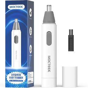 Ear and Nose Hair Trimmer for Men Women, Painless Precision Nose Clipper Nasal Hair Remover, Eyebrow & Facial Hair Trimmer, Waterproof & Dual Edge Blades in Saudi Arabia