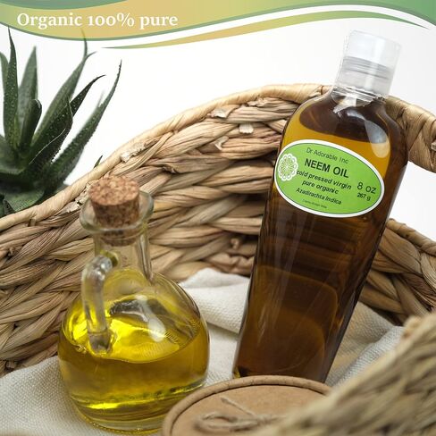 Dr Adorable Neem Oil Organic Pure Cold Pressed 8 oz in Saudi Arabia