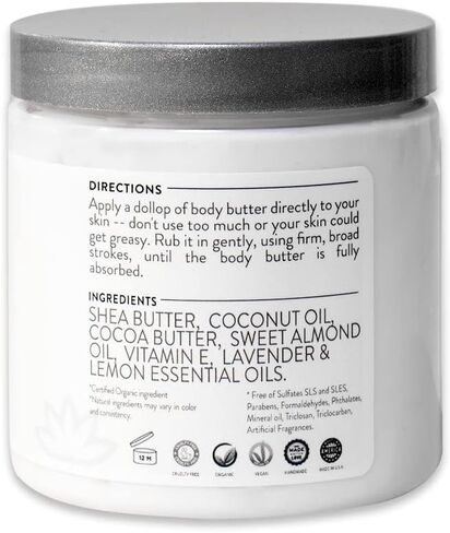 GLIMMER GODDESS Organic Whipped Body Butter- Cinnamon Apple Cider, Vegan, 24 Hr Hydration, Less Stretch Marks, All Skin Types, Child-Safe, 8 oz in Kuwait