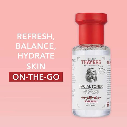 THAYERS Alcohol-Free Witch Hazel Facial Toner with Aloe Vera, Cucumber, Trial Size, 3 Ounce in Kuwait