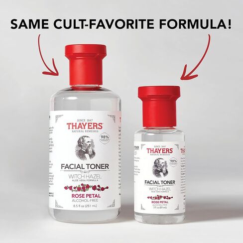 THAYERS Alcohol-Free Witch Hazel Facial Toner with Aloe Vera, Cucumber, Trial Size, 3 Ounce in Kuwait