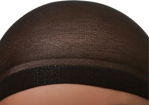 Red by Kiss Stocking Wig Cap 5 PCS (Dark Beige) with Lace Wig Powder Tinted (Light Warm Brown) in Saudi Arabia