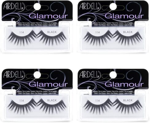 Ardell False Eyelashes Glamour Strip Lashes 112 Black (Lower Lash) 4 Pack in Saudi Arabia