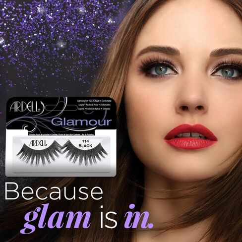Ardell False Eyelashes Glamour Strip Lashes 112 Black (Lower Lash) 4 Pack in Saudi Arabia