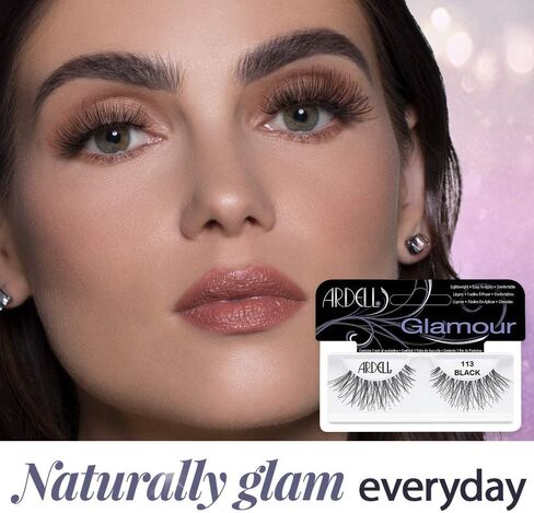 Ardell False Eyelashes Glamour Strip Lashes 112 Black (Lower Lash) 4 Pack in Saudi Arabia