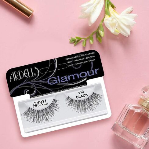 Ardell False Eyelashes Glamour Strip Lashes 112 Black (Lower Lash) 4 Pack in Saudi Arabia