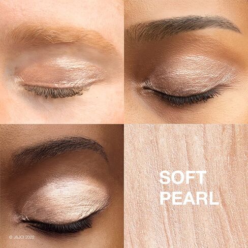 Neutrogena Sensitive Skin Eyeshadow + Primer, a Longwearing, 2-in-1 Metallic Eyeshadow for Sensitive Skin with Pro-Vitamin B5, Lightweight Cream-to-Powder Formula, Warm Taupe, 0.22 oz in Kuwait