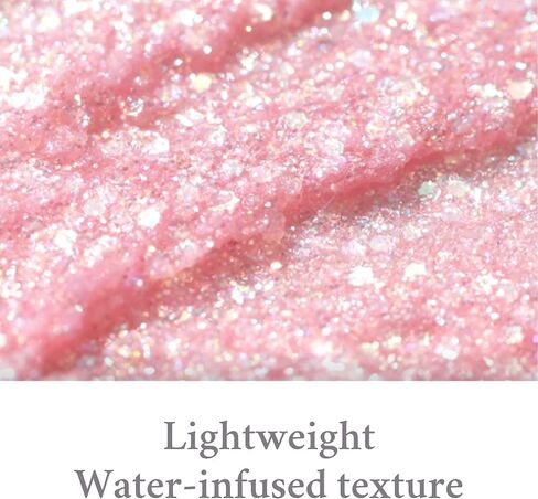 FLYNN Lightcatcher Liquid Glitter Eyeshadow | Long Lasting, Quick Drying, Lightweight Water Texture, No Fall-out | K beauty High-Impact Eye Looks (01 White Light) 0.12oz in Saudi Arabia
