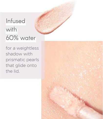 FLYNN Lightcatcher Liquid Glitter Eyeshadow | Long Lasting, Quick Drying, Lightweight Water Texture, No Fall-out | K beauty High-Impact Eye Looks (01 White Light) 0.12oz in Saudi Arabia