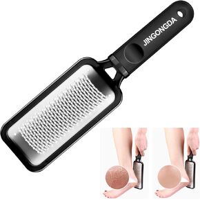 Pedicure Foot File Callus Remover - Large Stainless Steel Foot Scraper, Remove Hard Skin, Practical and Professional Foot Care File, Suitable for Dry and Wet Feet in Kuwait