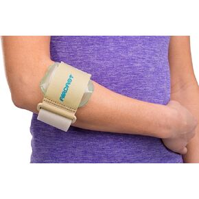 Aircast Pneumatic Armband: Tennis/Golfers Elbow Support Strap, Black