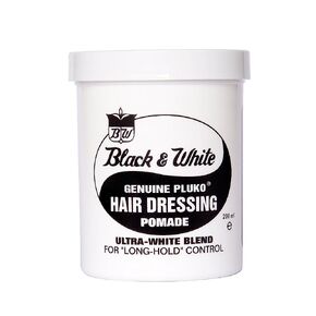 Black & White Genuine Pluko Hair Dressing Pomade Ultra White Blend 200Ml in Saudi Arabia