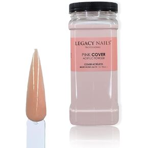 Legacy Nails Professional Cover Acrylic Powder, 1 LB - Ideal For French Nail Art, Create Nail Art, Nail Extension That Provide a Healthy, Natural Look To Nails (BABY WHITE)