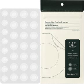 PYUNKANG YUL Calming Cica Clear Spot Acne Pimple Patches 72 العد - علاج بقعة حب الشباب الغروانية المائية لعلاج العيوب والزيت - 2 حجم لاصق رقيق للغاية مقاوم للماء غير مرئي مناسب لملصقات حب الشباب