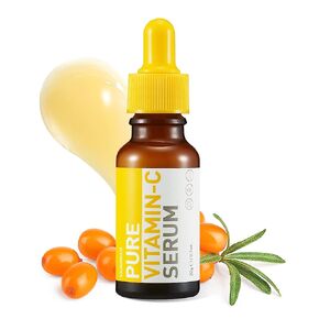 SKINMISO Pure Vitamin C Serum | Facial Skin Care Products - Korean Skincare Glow Face Serum| K Beauty Serum Face Care for Skin Brightening, Hydrating & Lighten up Dark Spots - Pack of 1 (0.7 oz) in Saudi Arabia