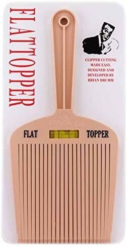 Brian Drumm Flattopper, Machine Comb, White in Saudi Arabia