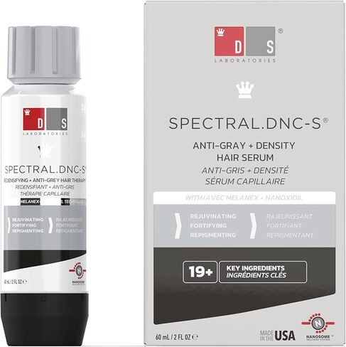Spectral.DNC-S Anti-Gray, Hair Thickening Serum to Restore Color and Support Hair Growth by DS Laboratories - Extra Strength Serum for Graying, Thinning Hair Men and Women - (2 Fl Oz) in Kuwait