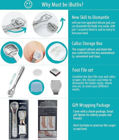 Callus Shaver, Callus Remover for Feet, Heel Hard Skin, Corn Callous Removers Scraper in Saudi Arabia