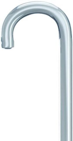 Ladies' Lucite Crook Cane, Clear in Saudi Arabia