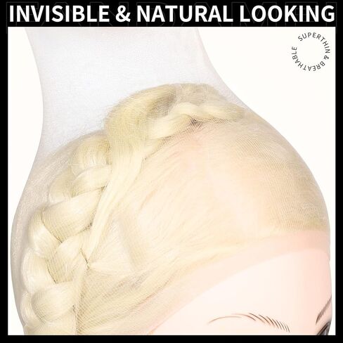 Fandamei HD Nylon Wig Caps Ultra Thin, 4PCS Super Thin Wig Caps Nude, Nylon Wig Cap for Women Stretchy, Natural Transparent HD Wig Caps for Lace Front Wigs. Summer Wear Comfortable Wig Cap(Nude) in Saudi Arabia