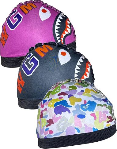 Stocking Wave Caps,Elastic Wave Cap Pack for Mens Women 360/540/720 Waves,Good Compression for Waves Build in Saudi Arabia