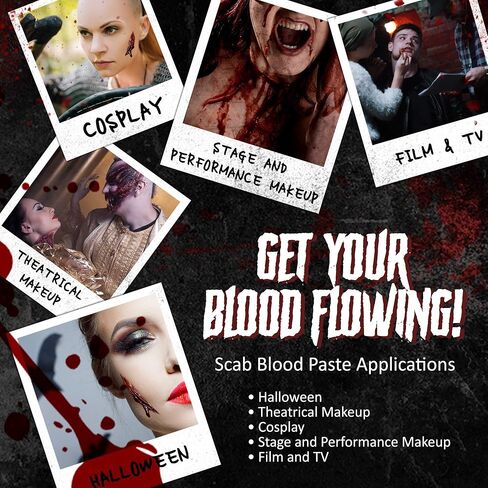 معجون دم سكب لتأثيرات خاصة، المكياج المسرحي والهالوين - 28 جرام in Kuwait