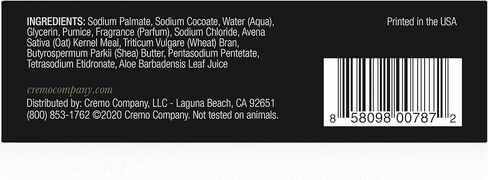 ألواح تقشير الجسم من كريمو (مجموعة محفظة) - مزيج من حبوب لافا وزيت الشوفان تلمع بلطف بينما تترك زبدة الشيا بشرتك ناعمة وصحية (عبوة من 3) in Kuwait