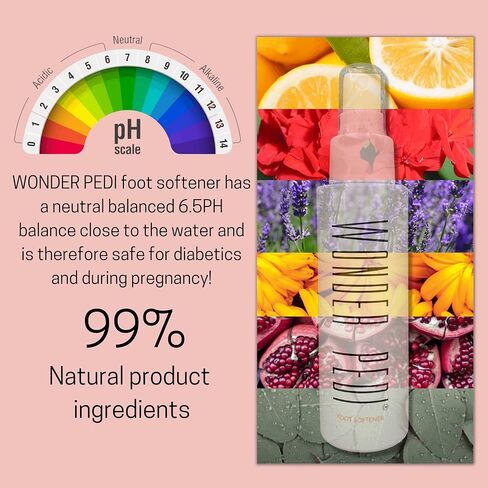 Callus Remover - Instant Exfoliating Peel Foot Spray - Feet Dead Skin Remover Cracked Heels Softener – Home Spa Pedicure Treatment - Works With any Foot File or Scrubber. Wonder Pedi in Kuwait