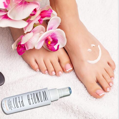 Callus Remover - Instant Exfoliating Peel Foot Spray - Feet Dead Skin Remover Cracked Heels Softener – Home Spa Pedicure Treatment - Works With any Foot File or Scrubber. Wonder Pedi in Kuwait