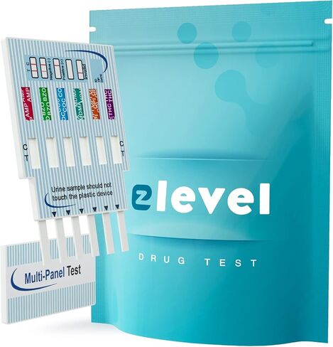 مجموعة أدوات اختبار الأدوية المتعددة للبول من EZ LEVEL 6 (10 قطع) in Kuwait