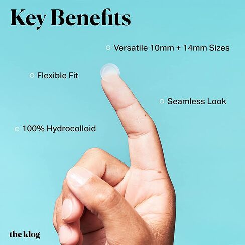 The Klog Soft Shield Pimple Patch, 2 Patch Sizes, Pack of 3 (126 Patches) in Saudi Arabia