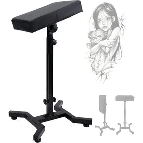Tattoo Armrest Stand, Adjustable Tattoo Arm Rest for Studio Salon Tattoo with Leather Sponge Pad Arm Leg Rest in Kuwait