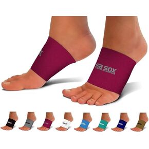SB SOX Plantar Fasciitis Arch Support Sleeves for Women & Men (1 Pair) – Compression Sleeves for Plantar Fasciitis Relief and Arch Support for Everyday Use