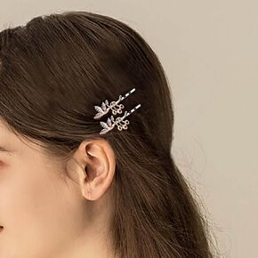 Aneneiceera Boho مابل ليف مشبك شعر عتيق ذهبي مابل ليف دبوس شعر ريترو باريت شعر العروس دبابيس شعر ترتدي مشابك شعر إكسسوارات شعر الزفاف للنساء والفتيات قطعتين (ورقة C) in Kuwait