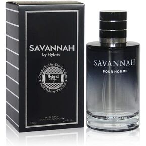 Hybrid & Company SAVANNAH Cologne for Men Eau De Toilette Natural Spray Masculine Scent 3.4 Fl Oz in Kuwait