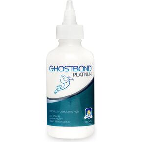 GHOSTBOND Platinum Water Resistant Wig Glue for Extreme Heat - 1.3oz - Hair Replacement Adhesive for Poly and Lace Wigs. Invisible Bonding Hair Glue - Strong Hold Lace Front Glue in Saudi Arabia