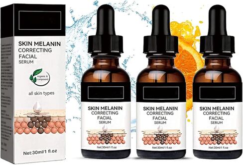 3 قطع من مصل تصحيح الميلانين للوجه، مصل تصحيح الميلانين للوجه، مصل التوهج لتصحيح البقع الداكنة، مصل الوجه اليومي مصحح البقع الداكنة، مصل تصحيح الميلانين للوجه in Kuwait