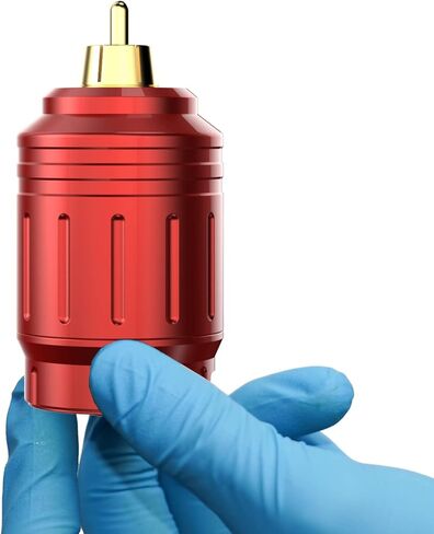 Wormhole Tattoo Power Battery Wireless Tattoo Power Supply for Tattoo Pen 1350MAH Tattoo Power Bank RCA Connector Rechargeable USB WB09-B in Kuwait