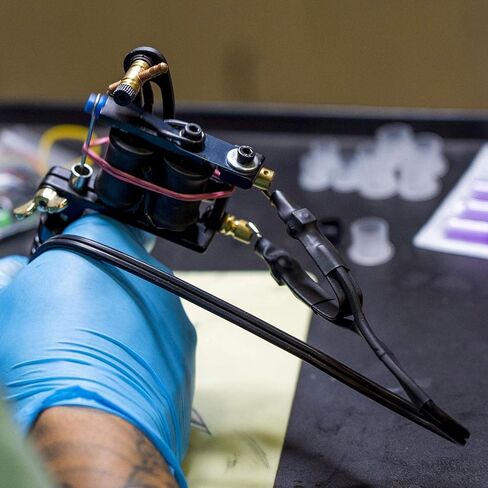 ITATOO 2 قطعة حبال الوشم كليب سيليكون لينة 5.9 قدم 1.8 متر الوشم كليب الحبل لآلة الوشم إمدادات الطاقة الوشم سلك أسود in Kuwait