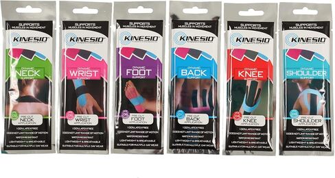Kinesio Tape - Pre-Cut Back Support - Optimized Athletic Tape Strips in Kuwait